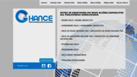 What Chance.si website looked like in 2020 (3 years ago)