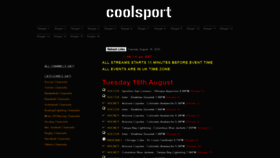 What Coolsport.biz website looked like in 2020 (3 years ago)