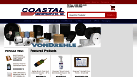 What Coastalsanitary.com website looked like in 2020 (3 years ago)
