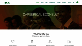 What Careerical.com website looked like in 2020 (3 years ago)