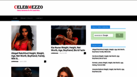 What Celebmezzo.com website looked like in 2020 (3 years ago)