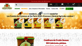 What Comtes-de-provence.com website looked like in 2020 (3 years ago)