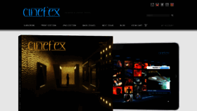 What Cinefex.com website looked like in 2020 (3 years ago)
