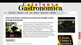 What Catalunyagastronomica.com website looked like in 2020 (3 years ago)