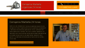 What Cerrajerosmarbella24horas.com website looked like in 2020 (3 years ago)