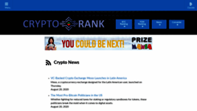 What Cryptorank.online website looked like in 2020 (3 years ago)