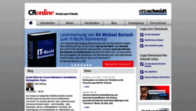 What Cr-online.de website looked like in 2020 (4 years ago)