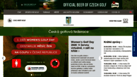 What Cgf.cz website looked like in 2020 (3 years ago)