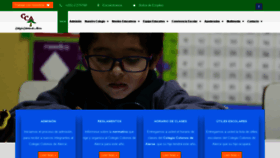 What Colegiocolonos.cl website looked like in 2020 (3 years ago)