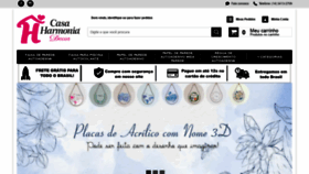 What Casaharmonia.com.br website looked like in 2020 (3 years ago)