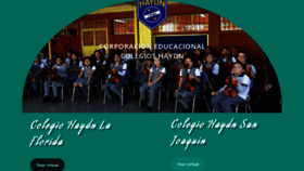 What Colegiohaydn.cl website looked like in 2020 (3 years ago)