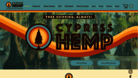 What Cypresshemp.com website looked like in 2020 (3 years ago)