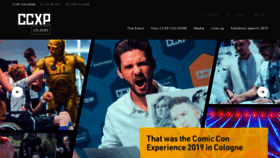What Ccxp-cologne.com website looked like in 2020 (3 years ago)