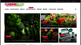 What Cuisine-blog.fr website looked like in 2020 (3 years ago)