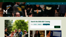 What Catalog.gmu.edu website looked like in 2020 (3 years ago)