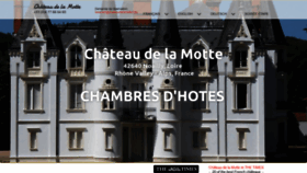 What Chateaudelamotte.info website looked like in 2020 (3 years ago)