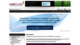 What Cadstudio.fr website looked like in 2020 (3 years ago)