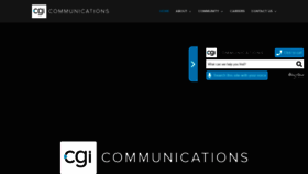 What Cgicommunications.com website looked like in 2020 (3 years ago)