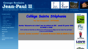 What Collegeste-stephanie.fr website looked like in 2020 (3 years ago)