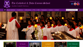 What Cathedral-school.com website looked like in 2020 (3 years ago)