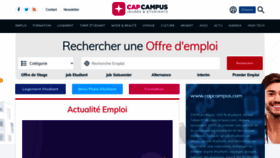 What Capcampus.com website looked like in 2020 (3 years ago)