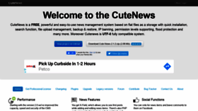 What Cutephp.com website looked like in 2020 (3 years ago)