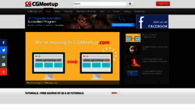 What Cgmeetup.net website looked like in 2020 (3 years ago)