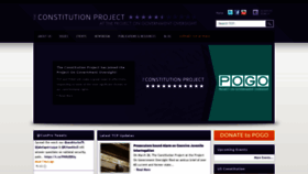 What Constitutionproject.org website looked like in 2020 (5 years ago)