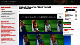 What Colegiomaldonado.edu.ec website looked like in 2020 (3 years ago)