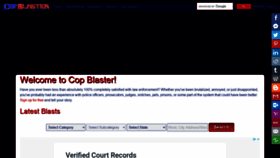 What Copblaster.com website looked like in 2020 (3 years ago)