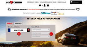 What Careconord-pieces-occasion.fr website looked like in 2020 (3 years ago)