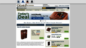 What Cigarauctioneer.com website looked like in 2020 (3 years ago)