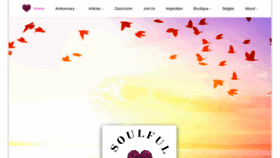 What Community.soulfulliving.com website looked like in 2020 (3 years ago)