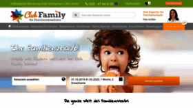 What Clubfamily.de website looked like in 2020 (3 years ago)
