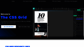 What Cssgrid.cc website looked like in 2020 (3 years ago)