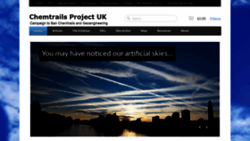 What Chemtrailsprojectuk.com website looked like in 2020 (3 years ago)