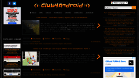 What Club4android.com website looked like in 2020 (5 years ago)