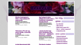 What Cotcot.hu website looked like in 2020 (3 years ago)
