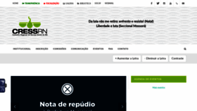 What Cressrn.org.br website looked like in 2020 (3 years ago)