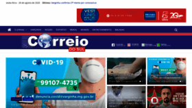 What Correiodosul.com website looked like in 2020 (3 years ago)