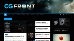 What Cgfront.com website looked like in 2020 (3 years ago)
