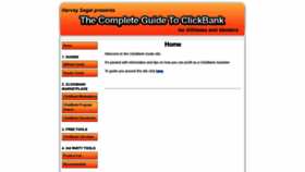 What Clickbankguide.com website looked like in 2020 (3 years ago)