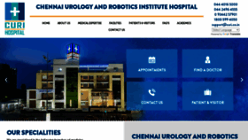 What Chennaiurologyandroboticsinstitute.com website looked like in 2020 (3 years ago)