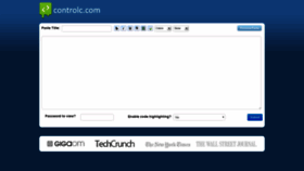 What Controlc.com website looked like in 2020 (3 years ago)