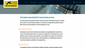 What Careeredu.eu website looked like in 2020 (3 years ago)