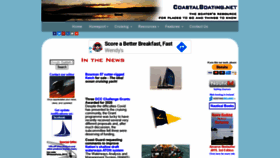 What Coastalboating.net website looked like in 2020 (3 years ago)