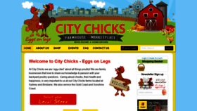 What Citychicks.com.au website looked like in 2020 (3 years ago)