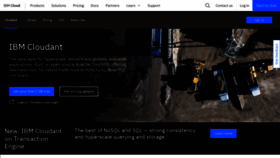 What Cloudant.com website looked like in 2020 (4 years ago)