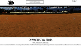 What Californiawinefestival.com website looked like in 2020 (3 years ago)