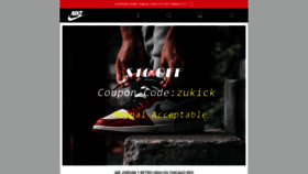 What Cheapjordansaleshoes.com website looked like in 2020 (3 years ago)